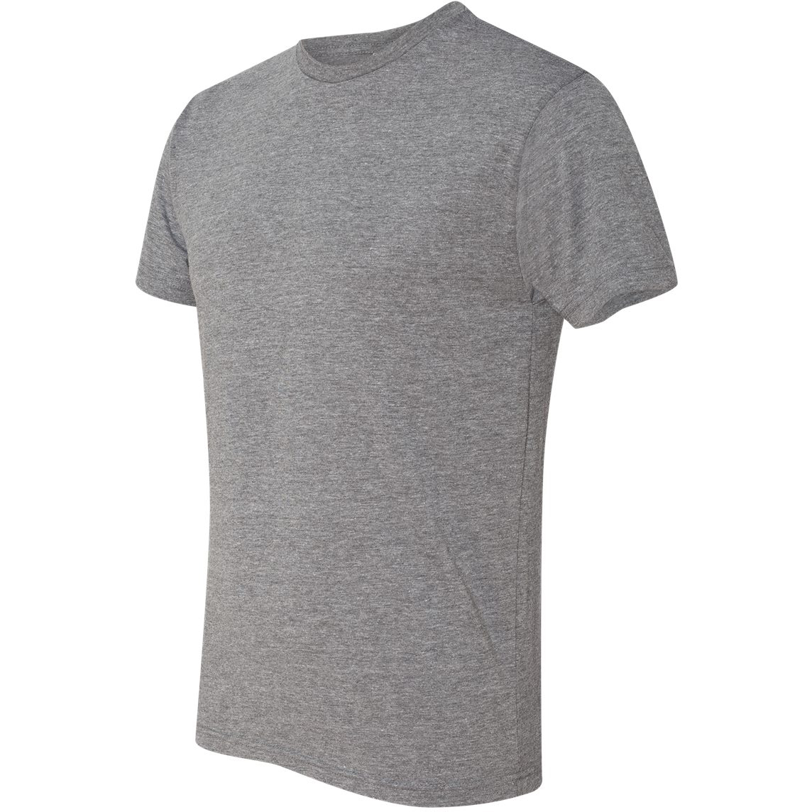 Simplex Apparel 331005_S Premium Triblend Crew Short Sleeve T Shirt Heather  Grey S