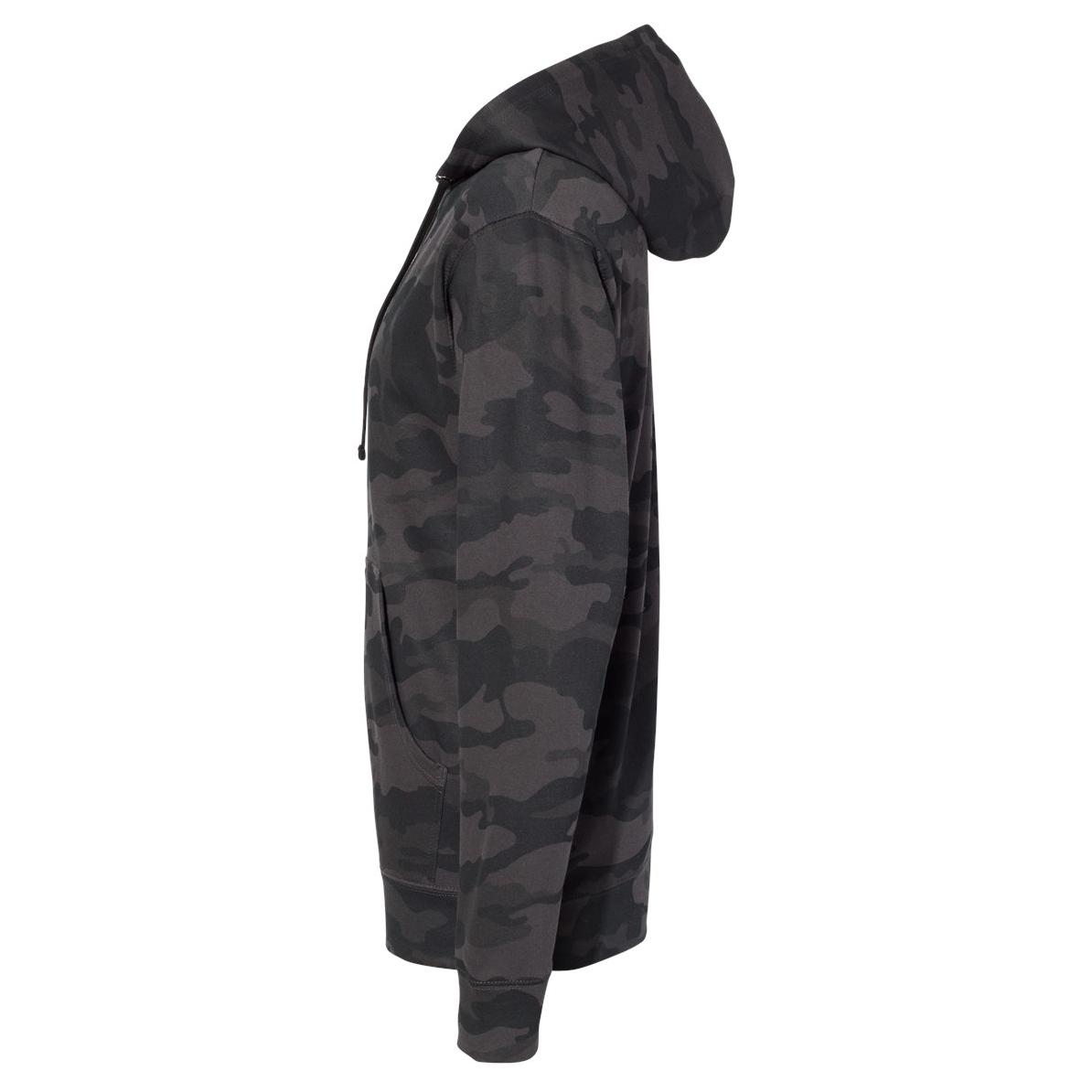 Independent Trading Co. SS4500 Midweight Hooded Sweatshirt - Black Camo ...