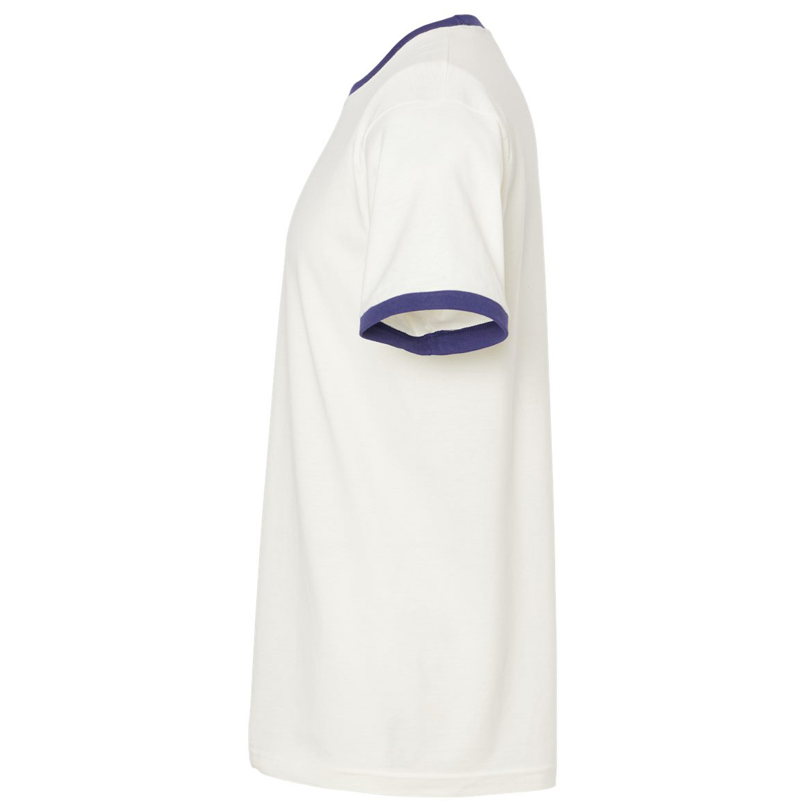 Tultex 246 Unisex Fine Jersey Ringer T-Shirt - Vintage White
