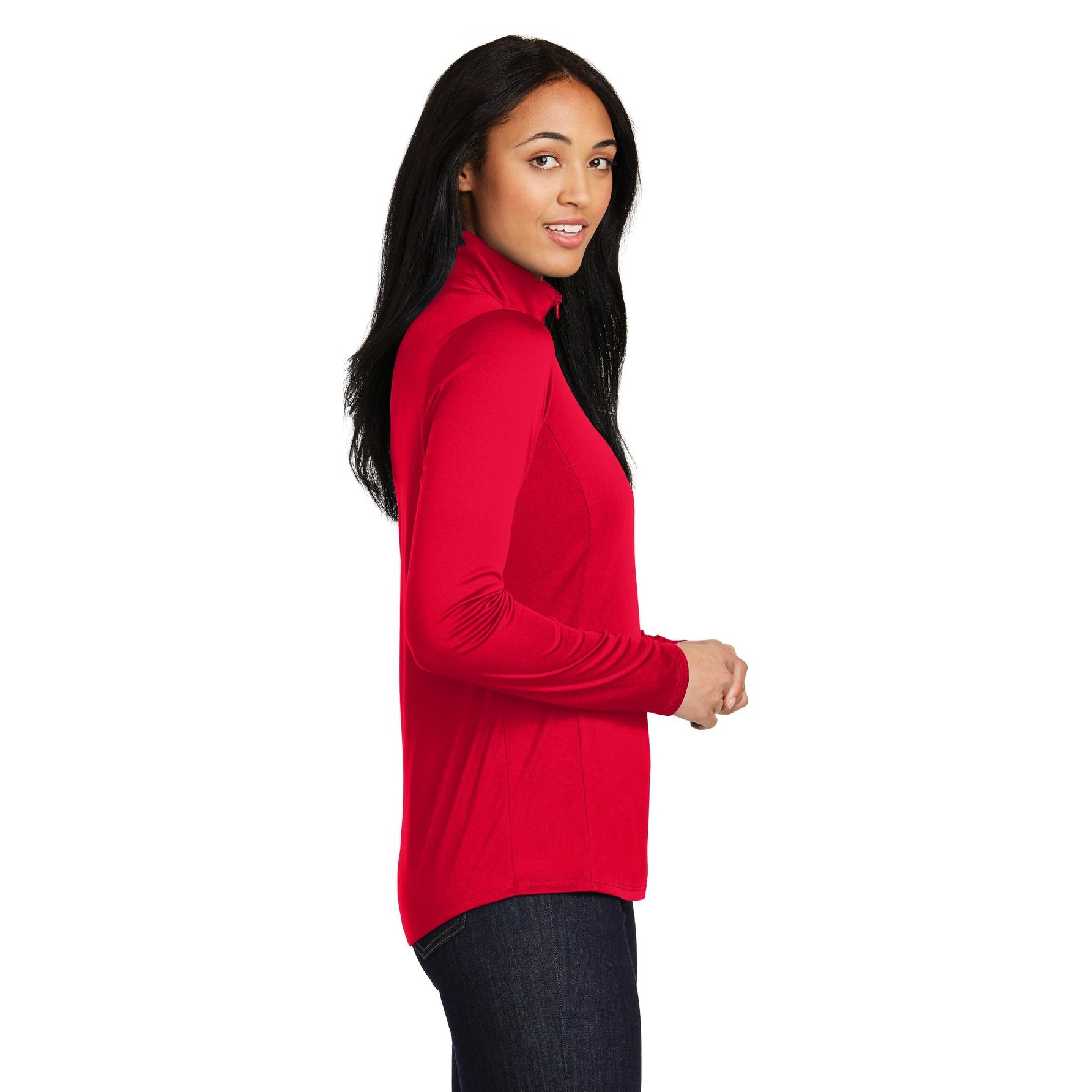 Sport-Tek LST357 Ladies PosiCharge Competitor 1/4-Zip Pullover- True ...