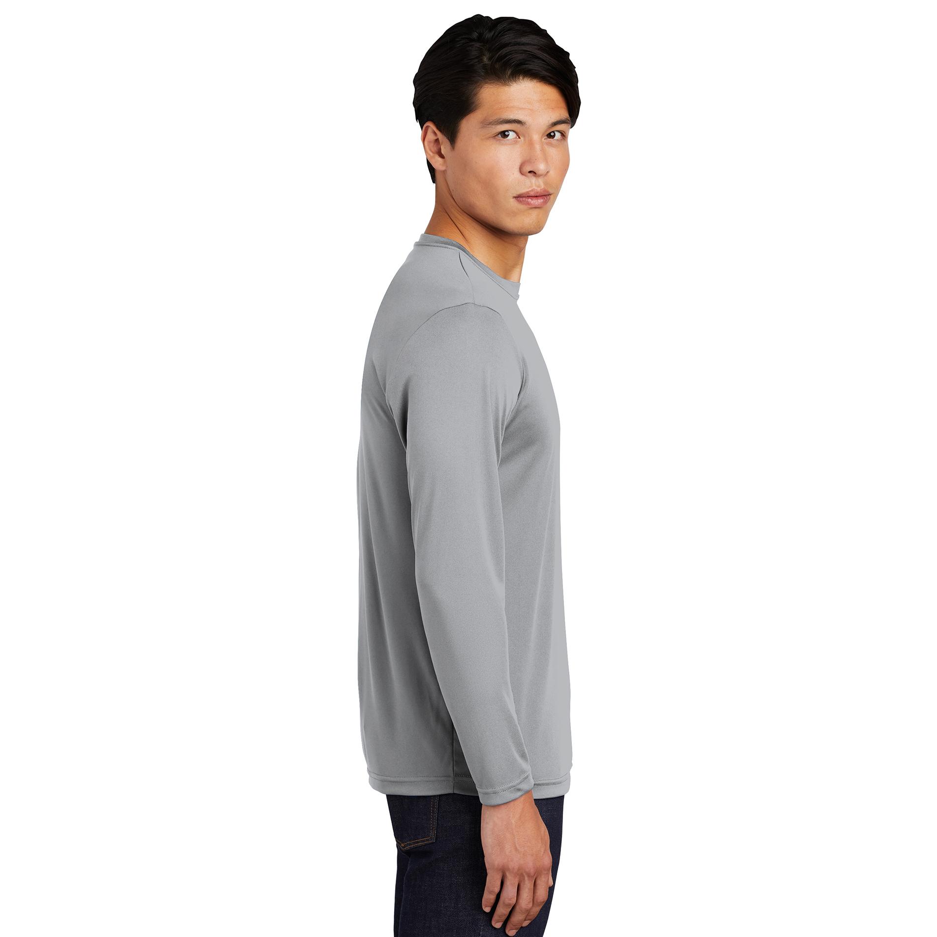 Sport-Tek ST350LS Long Sleeve PosiCharge Competitor Tee - Silver - S