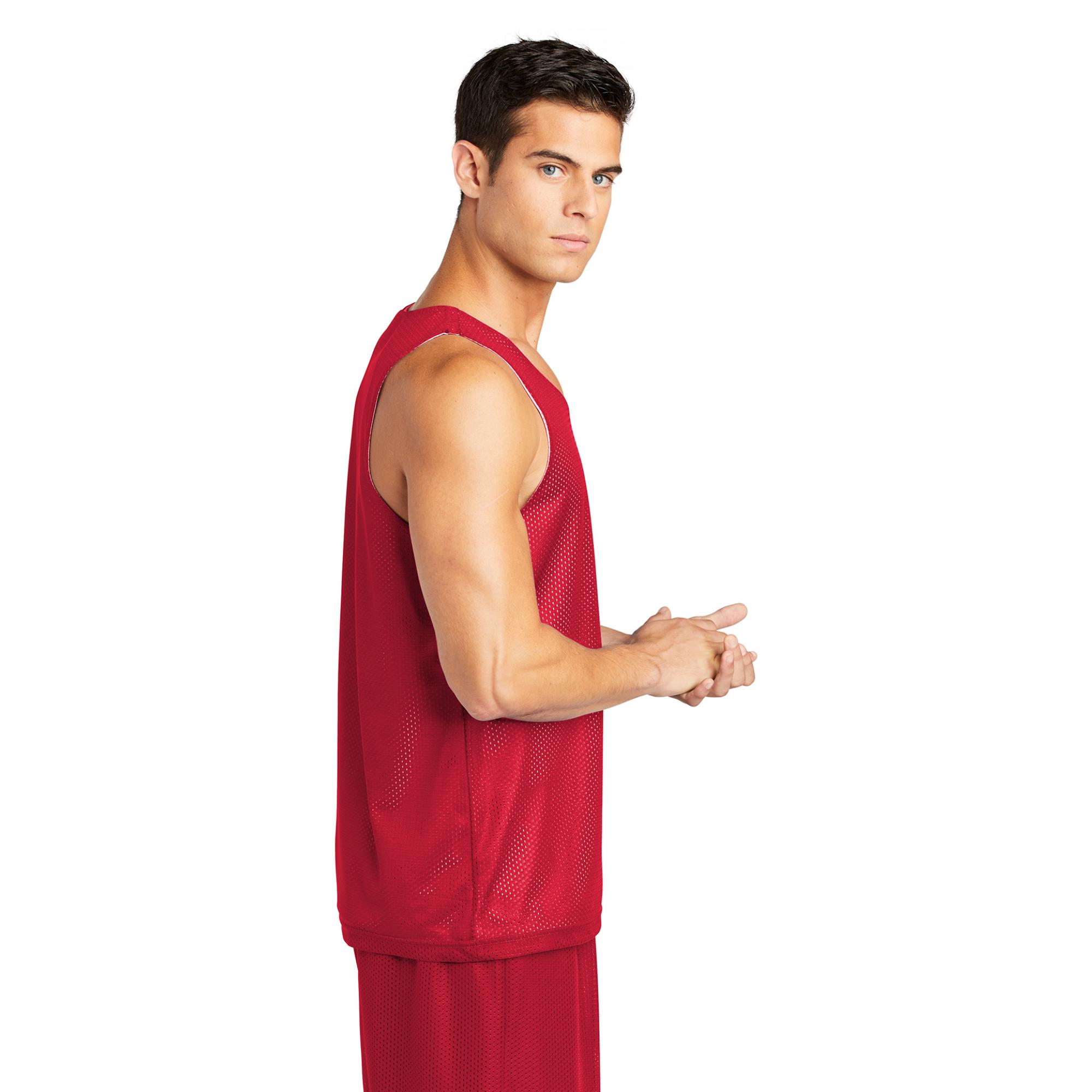 Sport-Tek ST500 PosiCharge Classic Mesh Reversible Tank - True Red