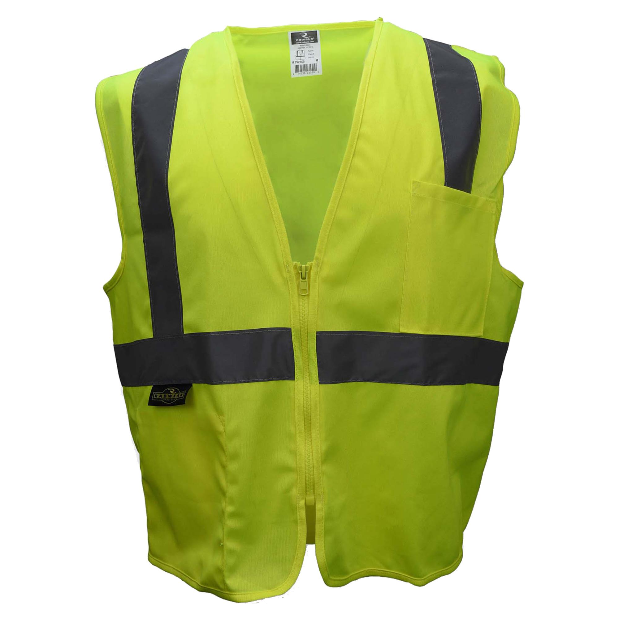 Radians SV2ZGS Economy Type R Class 2 Solid Safety Vest with