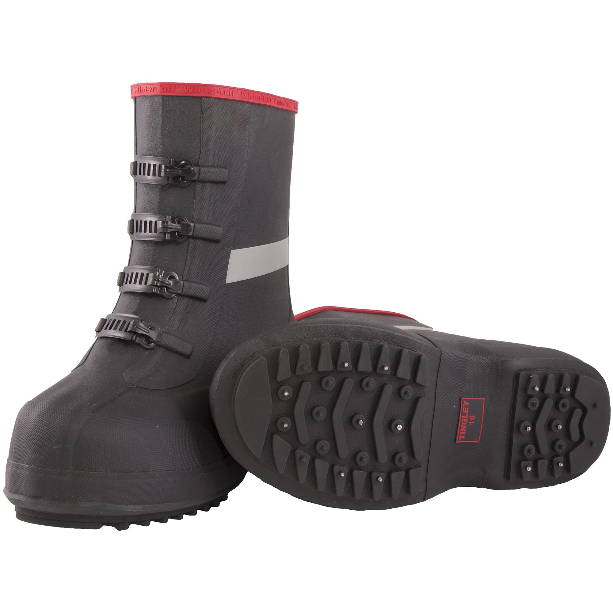 Tingley 4450 Winter-Tuff 4 Buckle Ice Traction Overshoes  display picture 1