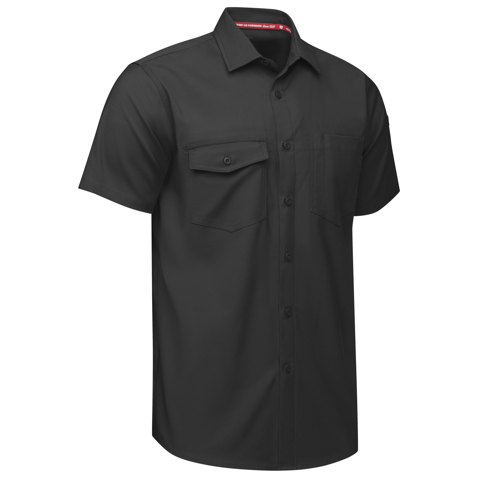 Red Kap TSM2 Men's Cooling Work Shirt - Short Sleeve - Black