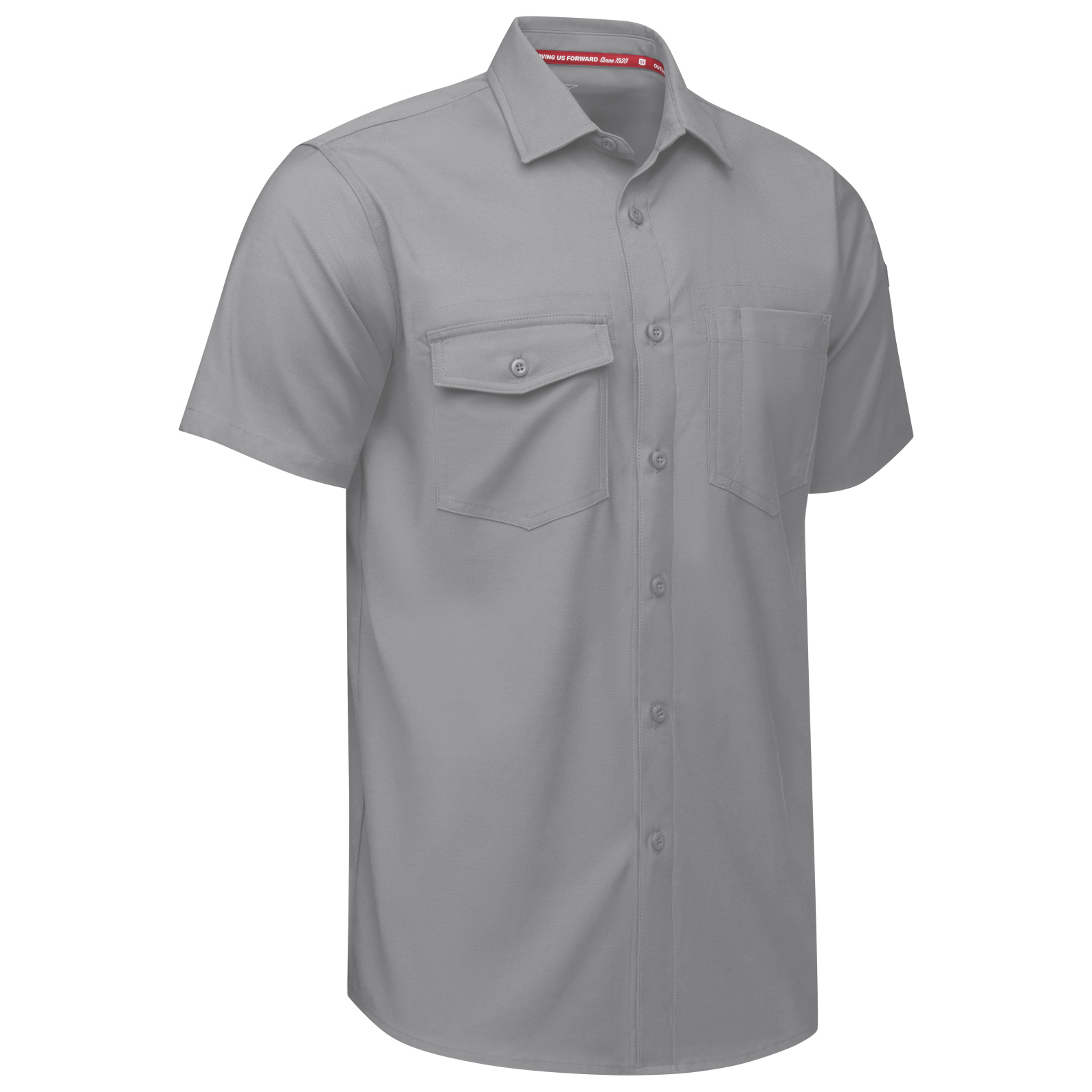 Red Kap TSM2 Men's Cooling Work Shirt - Short Sleeve - Gravel