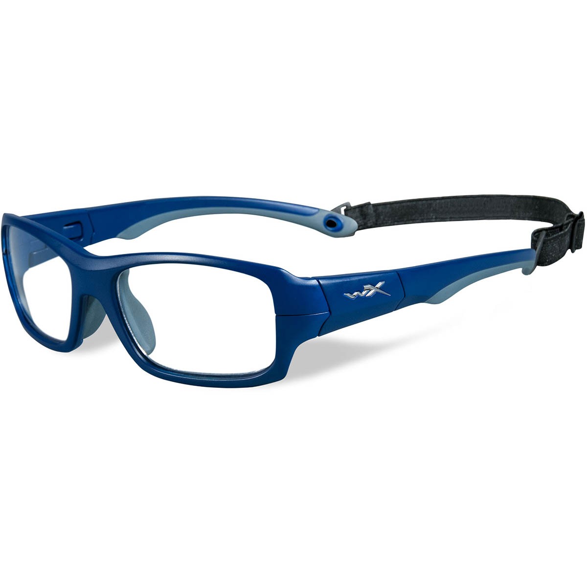 Wiley X YFFIE01 WX Fierce Safety Glasses - Matte Blue Indigo w