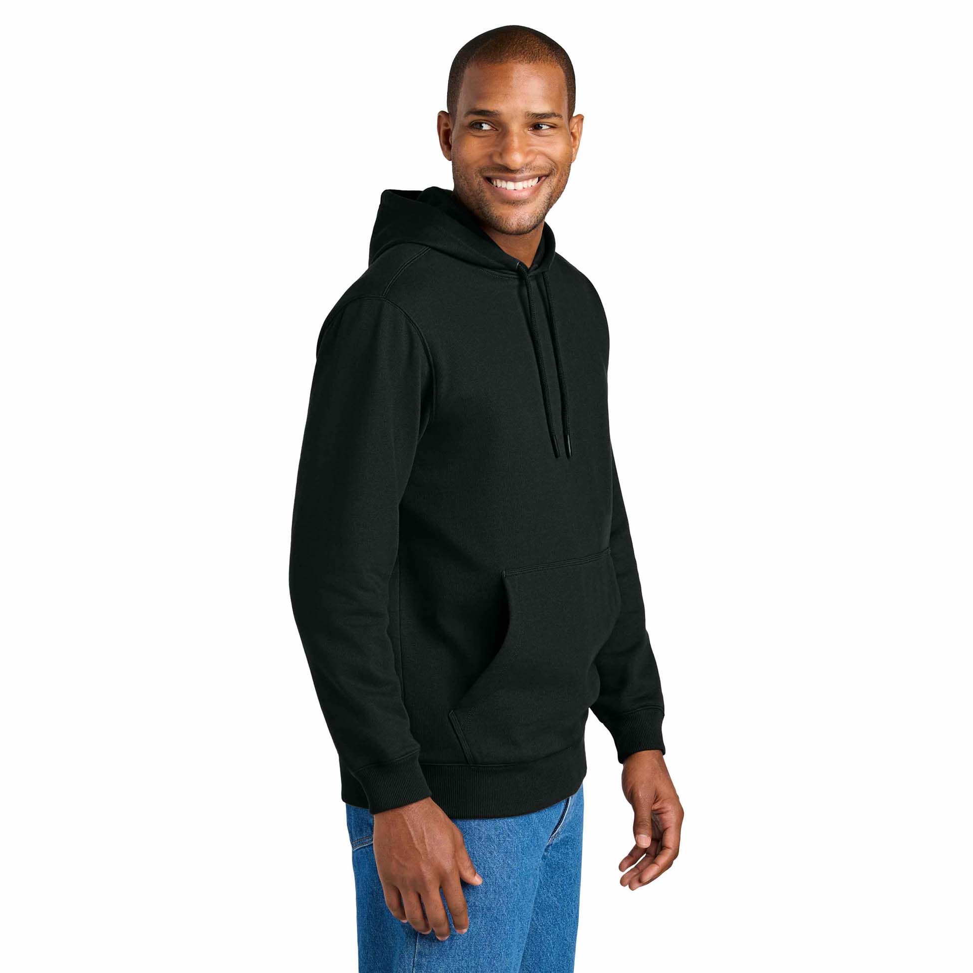 CornerStone CSF630 Tough Fleece Pullover Hoodie - Black | Full Source