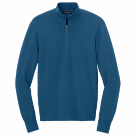 Port Authority SW2900 Easy Care 1/4-Zip Sweater - Aegean Blue Heather