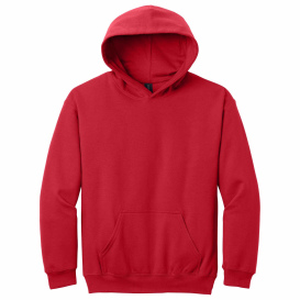 Gildan SF500B Youth Softstyle Midweight Fleece Hoodie - Red