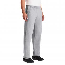 open hem sweatpants women's