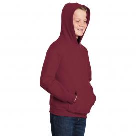 Gildan 18500B Youth Heavy Blend Hooded Sweatshirt - Cardinal Red