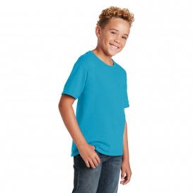 Jerzees 29B Youth Dri-Power Active 50/50 Cotton/Poly T-Shirt - California Blue