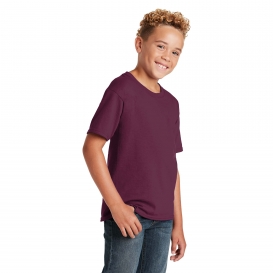 Jerzees 29B Youth Dri-Power Active 50/50 Cotton/Poly T-Shirt - Maroon