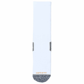 Carhartt CTSC4223 Force Midweight Crew Socks (3-Pack) - White