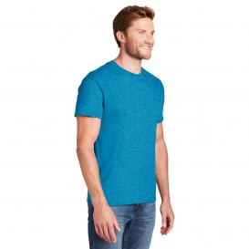 Hanes 4200 X-Temp T-Shirt - Neon Blue Heather