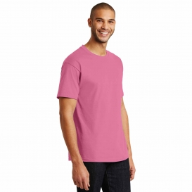Hanes 5250 Authentic 100% Cotton T-Shirt - Pink