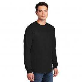 Gildan 5400 Heavy Cotton Long Sleeve T-Shirt - Black | Full Source