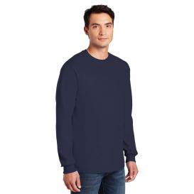 Gildan 5400 Heavy Cotton Long Sleeve T-Shirt - Navy | Full Source