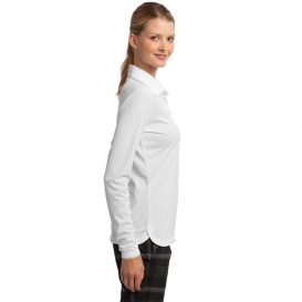 Nike 545322 Ladies Long Sleeve Dri-FIT Stretch Tech Polo - White