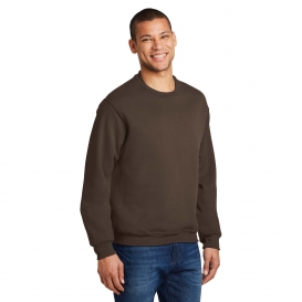 Jerzees 562M NuBlend Crewneck Sweatshirt - Chocolate