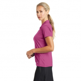 Nike 637165 Ladies Dri-FIT Vertical Mesh Polo - Pink Fire