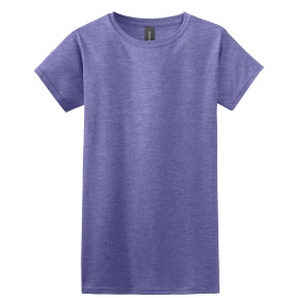 Gildan 64000L Softstyle Women\'s T-Shirt - Heather Purple