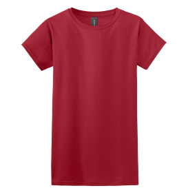 Gildan 64000L Softstyle Junior Fit T-Shirt - Red