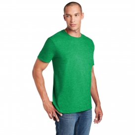 Download Gildan 64000 Softstyle T-Shirt - Heather Irish Green ...