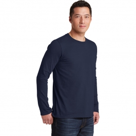 Gildan 64400 Softstyle Long Sleeve T-Shirt - Navy