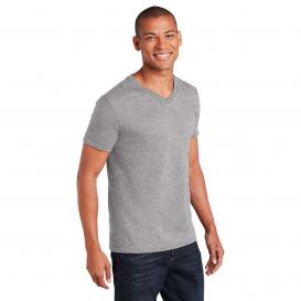 Gildan 64V00 Softstyle V-Neck T-Shirt - Sport Grey | Full Source