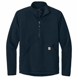 Carhartt CT106417 Textured 1/2-Zip Fleece Jacket - Navy