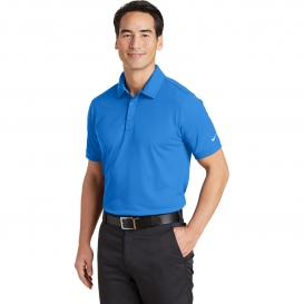 Nike 746099 Dri-FIT Solid Icon Pique Polo - Light Photo Blue