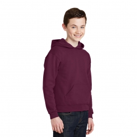 Jerzees 996Y Youth NuBlend Pullover Hooded Sweatshirt - Maroon