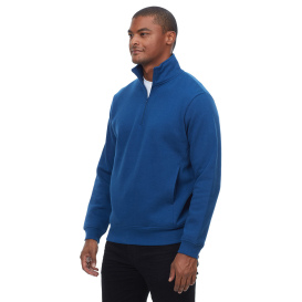 Threadfast 320Q Unisex Ultimate Fleece Quarter-Zip Sweatshirt - Navy