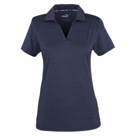 PUMA Golf 532991 Mattr Feeder Polo - Navy Blazer Heather