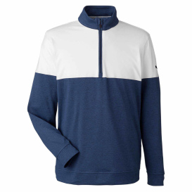 PUMA Golf 595803 Cloudspun Warm Up Quarter-Zip - Peacoat/Bright White