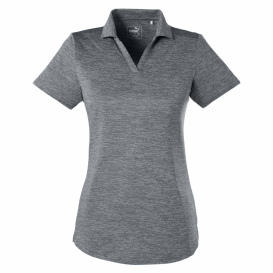 PUMA Golf 596802 Ladies Icon Heather Polo - Quiet Shade