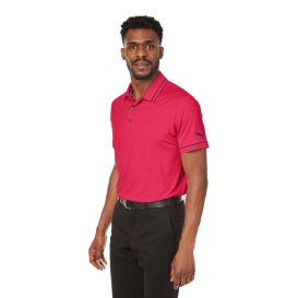 PUMA Golf 599120 Gamer Golf Polo - Teaberry Hetaher/Navy Blazer