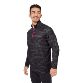 PUMA Golf 599440 Volition Flanked Quarter-Zip - Puma Black