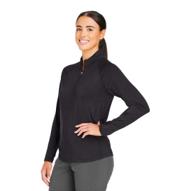 PUMA Golf 625902 Ladies You-V Quarter-Zip - Puma Black
