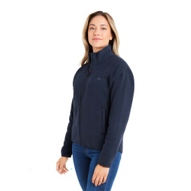 PUMA Golf 626904 Ladies Charley Fleece Full-Zip - Deep Navy