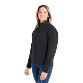 PUMA Golf 626904 Ladies Charley Fleece Full-Zip - Puma Black