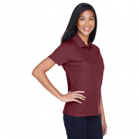 Core 365 78181P Ladies Origin Performance Pique Polo with Pocket - Burgundy