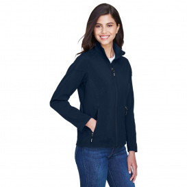 Core 365 78184 Ladies Cruise Two-Layer Fleece Bonded Soft Shell Jacket - Classic Navy