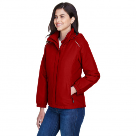 Core 365 78189 Ladies Brisk Insulated Jacket - Classic-Red
