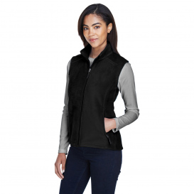 Core 365 78191 Ladies Journey Fleece Vest - Black