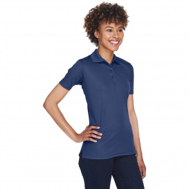 UltraClub 8210L Ladies Cool & Dry Mesh Pique Polo - Navy