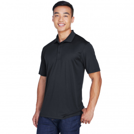 UltraClub 8405T Men\'s Tall Cool & Dry Sport Polo - Black