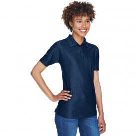 UltraClub 8414 Ladies Cool & Dry Elite Performance Polo - Navy